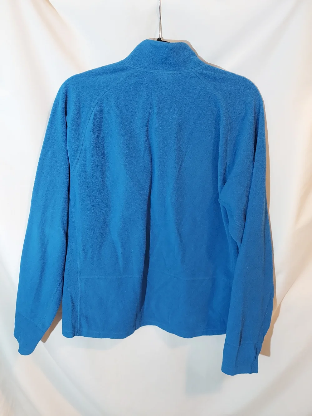 The North Face Blue 1/4 Zip Fleece Pullover Jacket with Chest Pocket - Men's L